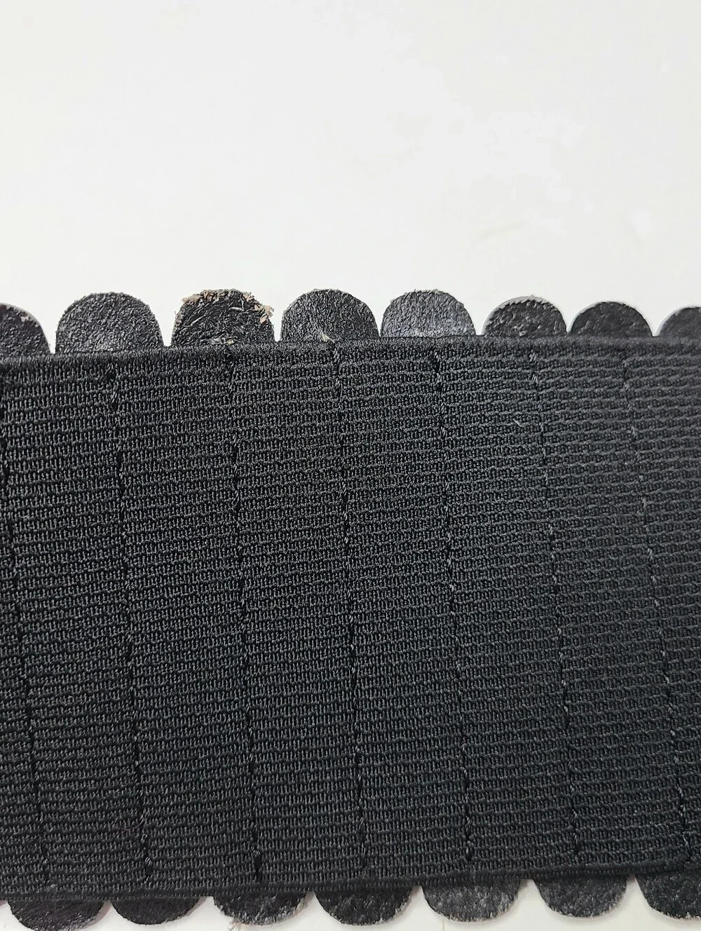 Anthropologie Tabitha Black Genuine Leather Wide Stretch Belt